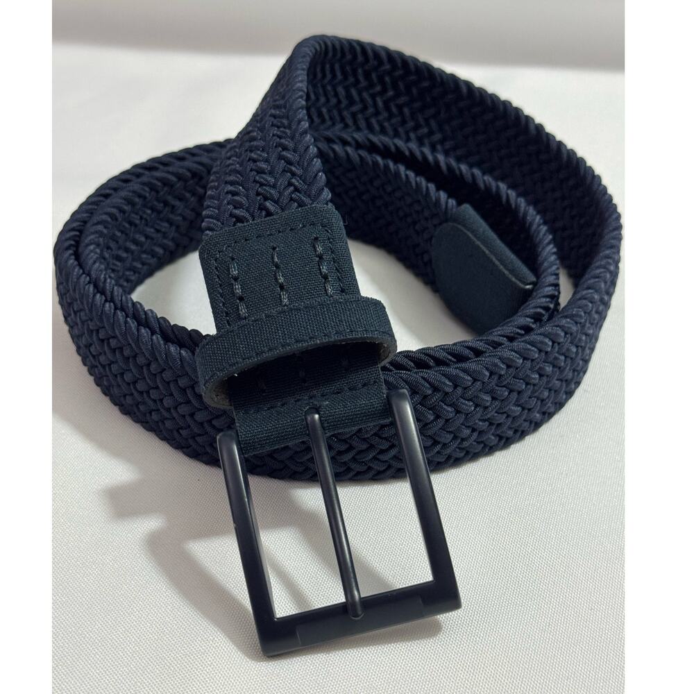 Southern Tide Men’s Caddie Braided Belt – Navy – 49" Length